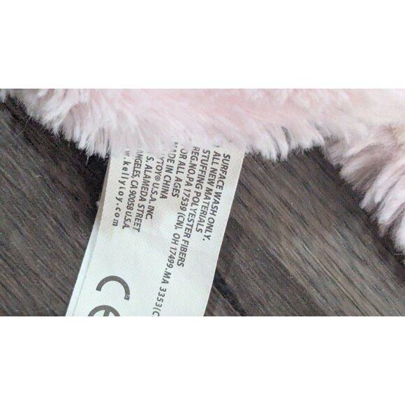 Kellytoy Pink Unicorn Lovey Baby Blanket With Rattle Plush Cuddle Comfort - Picture 8 of 8